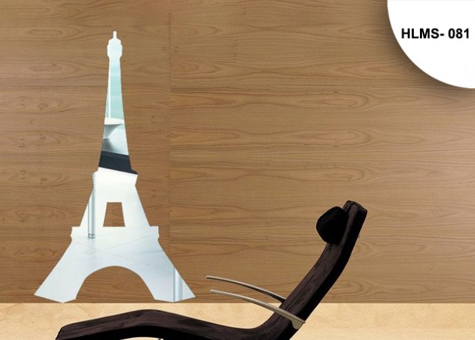 Modern, tükör hatású faldekoráció