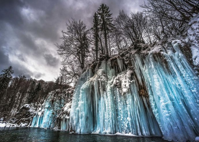 Téli látogatás a Plitvicei-tavakhoz