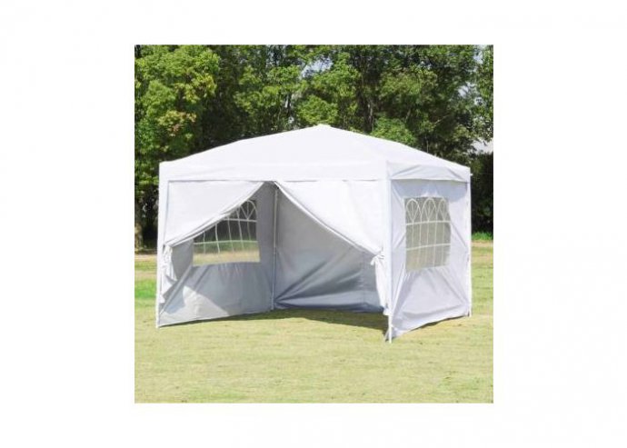 Party sátor fehér színben - 3 x 3 méter