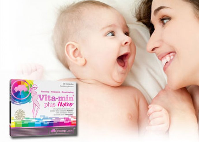 Komplex vitamin-összeállítás kismamáknak - 30 db Olimp Labs® Vitamin Plus Mother kapszula