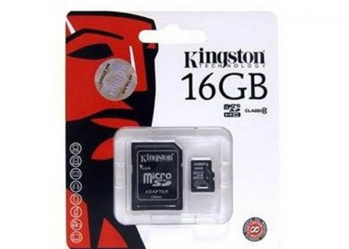 Kingston 16 GB sd kártya (1 év garancia)