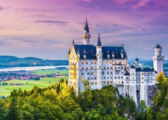4 napos kirándulás Németországban mesebeli bajor kastélyokhoz, reggelivel, 3*-os szállással, buszos utazással
