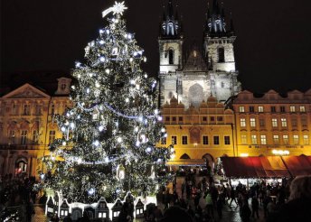 3 napos advent Prágában, buszos utazással, reggelivel, 3*-os szállással, idegenvezetéssel
