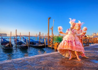 3 nap a velencei karneválon, buszos utazással, reggelivel, 3*-os szállással
