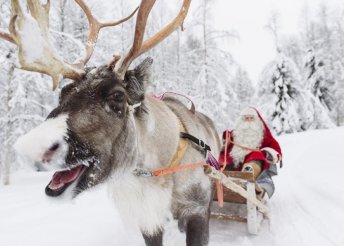 Advent Lappföldön és látogatás a Mikulásnál, repülővel, reggelivel, idegenvezetéssel
