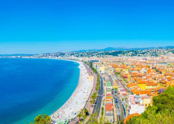 4 napos kirándulás Nizzában és a francia riviérán, repülőjeggyel, illetékkel, reggelivel, idegenvezetéssel

