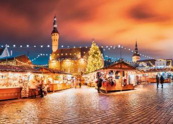 Adventi városnézés Tallinban, repülőjeggyel, illetékkel, reggelivel, 3*-os szállással, idegenvezetéssel
