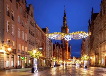 4 napos adventi kirándulás Gdanskban, repülőjeggyel, illetékkel, reggelivel, 4*-os szállással, idegenvezetéssel
