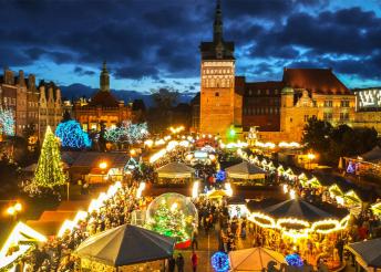 4 napos adventi körutazás Gdanskban és Varsóban, repülőjeggyel, illetékkel, reggelivel, 3-4*-os szállásokkal, idegenvezetéssel
