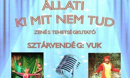Állati ki mit nem tud! interaktív mesekoncert a Pódium Színház előadásában